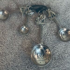 GANZ Silver Measuring Spoons Set